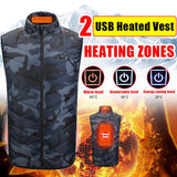 Heated Vest Adjustable temperature Men Women